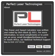 Laser Power & Speed Calculator screenshot 4