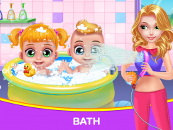 Mommy & Newborn Babyshower : Babysitter Game screenshot 0