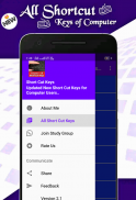 Computer Shortcut Keys Offline 2019 - All Computer screenshot 2