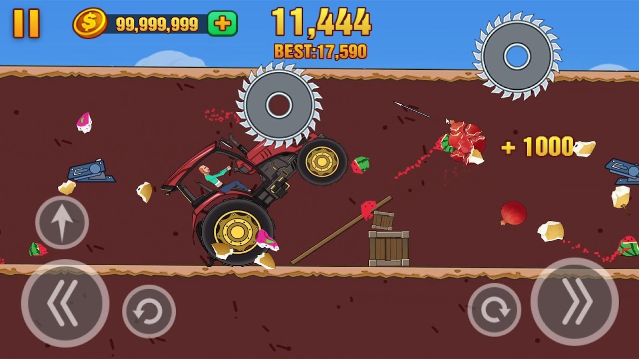 Hill Dismount - Smash the Fruits - Загрузить APK для Android | Aptoide