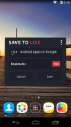 Lixe Bookmarks for UC Browser screenshot 1