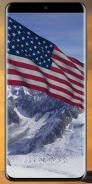 3D 미국 국기 라이브 배경 화면 무료 screenshot 3