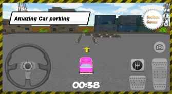 Pink Car Parking screenshot 6