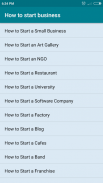 How to start business screenshot 0