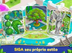 Royal Garden Tales - Match 3 e Decoração de Jardim screenshot 15