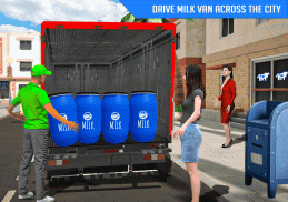 leite caminhão Entrega 3D screenshot 6