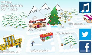 SnowBall Fight Winter Game HD screenshot 0