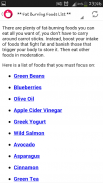 Fat Burning Foods screenshot 3