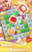 Süßes Süßigkeit-Puzzlespiel screenshot 5