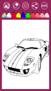 Coloring Book - Fast Cars screenshot 1