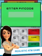 جهاز الصراف الآلي محاكي - البنك الظاهري لعبة الصرا screenshot 0