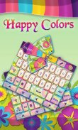 Happy Colors GO Keyboard screenshot 1