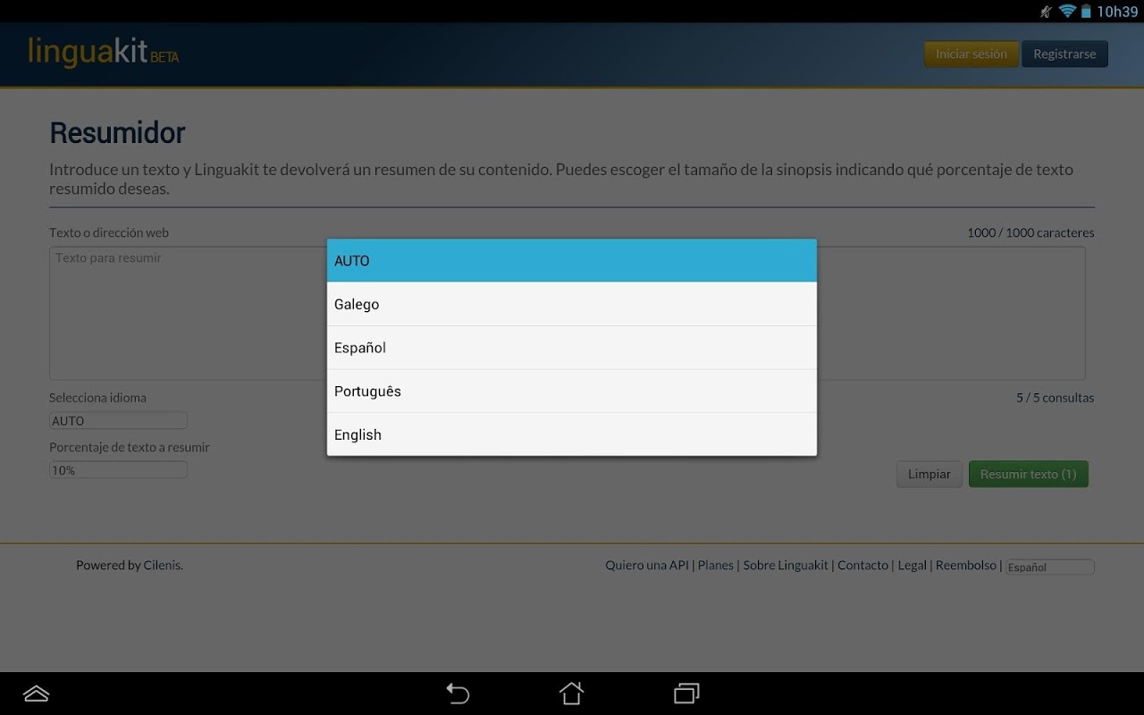 Analisador sintático LK APK pour Android Télécharger
