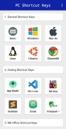 PC/Laptop Shortcut Keys screenshot 0