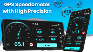 Speedometer GPS HUD - Odometer screenshot 14