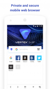 Vertex Surf - мобильный веб браузер screenshot 0