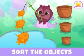 Learning Games for Toddler - Bibi.Pet Jungle screenshot 1