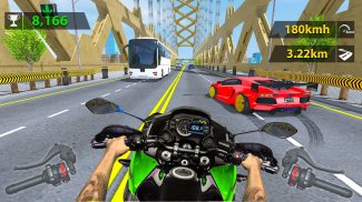 交通自行车骑手游戏 3d screenshot 3