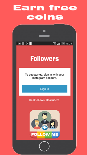 Follow4Follow Follow Instagram | Download APK for Android ... - 360 x 640 png 65kB