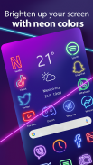 Modifica Icone App Neon screenshot 4