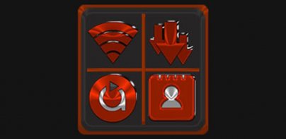 Red Orange Icon Pack Free