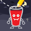 Happy Glass : Dracula need blood Icon