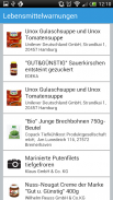 Lebensmittelwarnungen screenshot 5