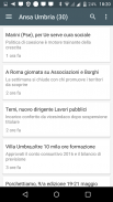 Umbria notizie locali screenshot 0