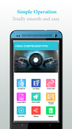 Video Compressor Pro: Editor de audio y vídeo screenshot 1