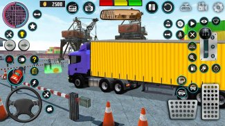 Cargo Truck parking Games screenshot 2