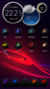 Next Launcher Theme Polygon 3D screenshot 3