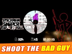 Stickman sniper : Tap to kill screenshot 6