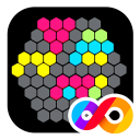 Hex FRVR - Glisser Blocs dans le Puzzle Hexagonal Icon