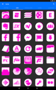 Inverted White and Pink Icon Pack Free screenshot 9