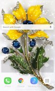 Diamond Yellow Flower LWP screenshot 2