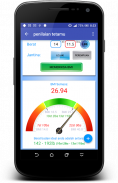 Kalkulator BMI & Diari Penurunan Berat Badan screenshot 4