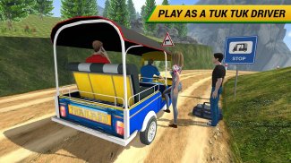 Offroad Tuk Tuk Driving Simulator Free screenshot 2