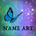 Glitter Name Art Maker