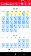 Crowd Calendar for TDR screenshot 0