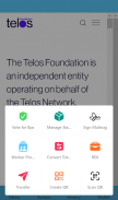 Telos Wallet screenshot 0