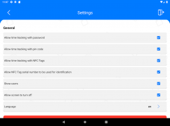 TimeTrack Terminal - NFC RFID Time attendance screenshot 2