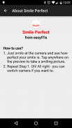 Smile Perfect Camera screenshot 1