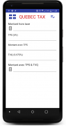 Taxes Quebec screenshot 0