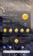 Hava durumu ve saat widget screenshot 11