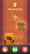 Kitty Jump! - Tap the cat! Hop it into the box! screenshot 0