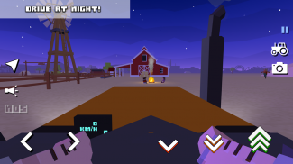 Blocky Farm Racing & Simulator - tanah pertanian screenshot 3