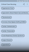 Critical Care and Emergency Nursing screenshot 2