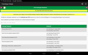 Feestdagen Belgie (NL) screenshot 18