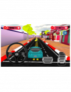 Driving car in city screenshot 0