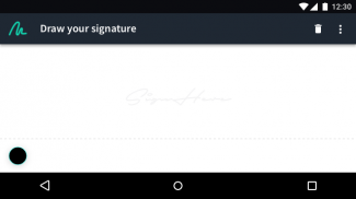 Just Sign : Create your signature screenshot 1